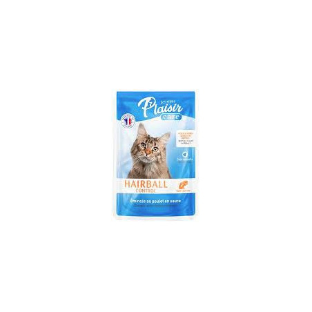 POUCH PLAISIR GATO HAIRBALL CONTRO X85gr