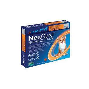 NEXGARD SPECTRA 2-3.5 KG NARANJA