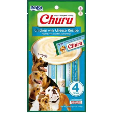CHURU DOG SNACK ATUNQUESO X 4 UND 56 gr