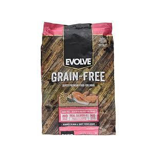 EVOLVE DOG GRAIN FREE SALMON 12lbs-5.4kg