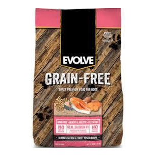 EVOLVE DOG GRAIN FREE SALMON 24lbs-10kg
