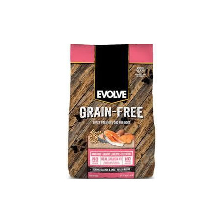 EVOLVE DOG GRAIN FREE SALMON 24lbs-10kg