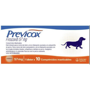 PREVICOX 57 mg X BLISTER DE 10 COMPRIMIDOS
