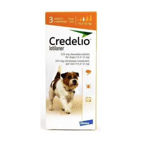 CREDELIO 5.5-11 kg NARANJA X TABLETA