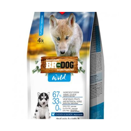 BR FOR DOG WILD PUPPY POLLOSALMON X2 KG