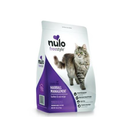 NULO CAT GRAIN FREE HAIRBALL TURKEY X5LB