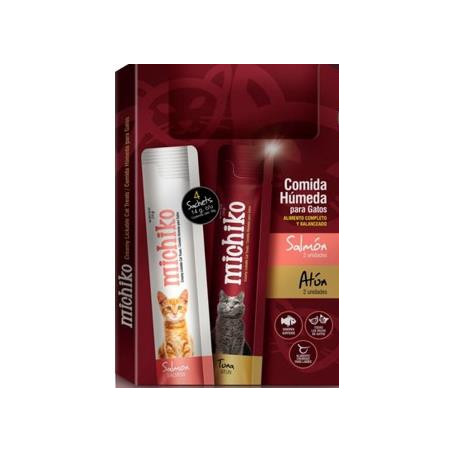 MICHIKO ATUN Y SALMON X 4 SACHETS