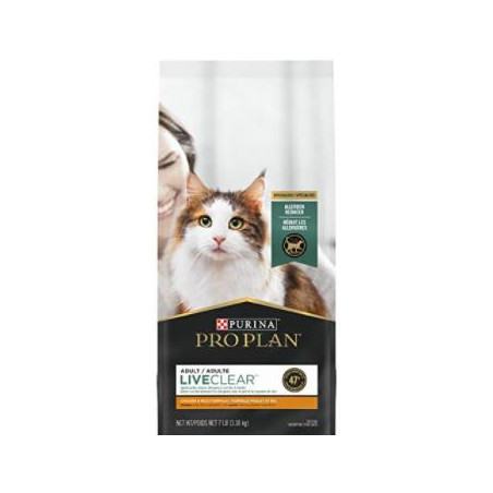 PROPLAN CAT LIVECLEAR CHKN  RICE X 7 LB