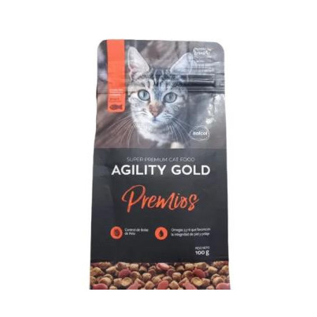 AGILITY GOLD PREMIOS GATOS X 100 gr