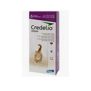 CREDELIO CAT 0.5-2.0 kg MORADO X TABLETA