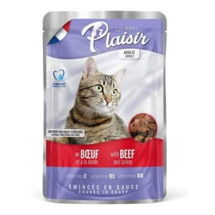 POUCH  PLAISIR CAT ADUL RESPAVO X 100gr