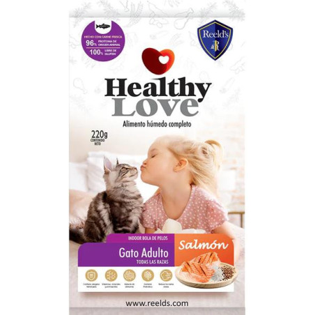 REELDS HEALTY LOV GATO ADUL SALMON 220g