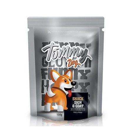 SNACK TOMMY DOG SKIN COAT X 150 gr