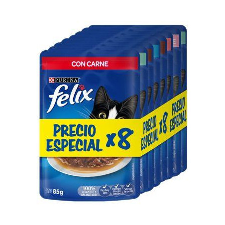 FELIX SURTIDO PACK 8X85gr