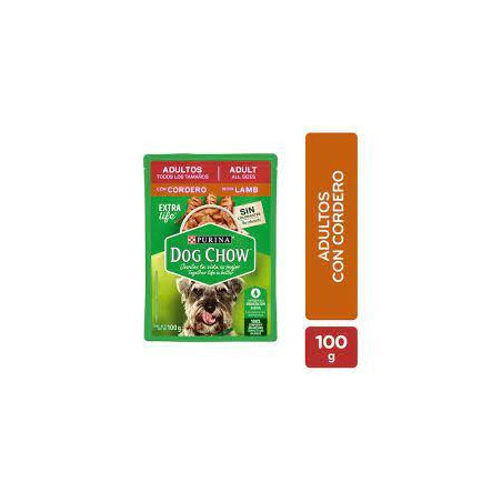 DOG CHOW POUCH ADULTO CORDEROX 100 gr