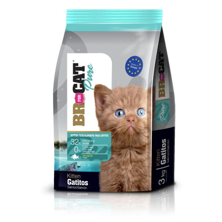 BR FOR CAT GATITOS SALMON X3 Kg