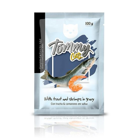 POUCH TOMMY GATO TRUCHACAMARON X 100 gr