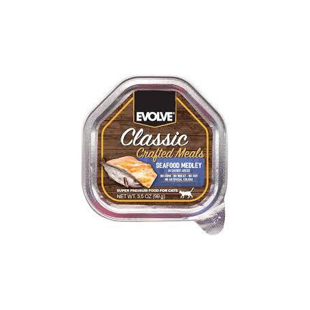 EVOLVE CAT BANDEJA SEAFOODX 3.5oz 99 gr