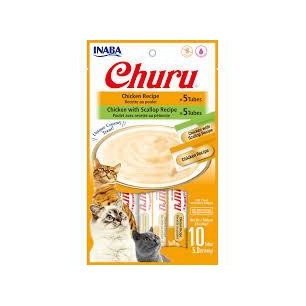 CHURU SNACK CAT 10P CHICKEN VARIETYX140g