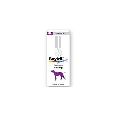 BAYTRIL 150 mg PERROS GRANDES X TABLETA